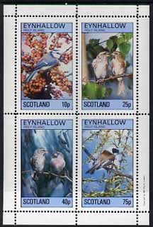 Eynhallow 1981 Birds #15 perf,set of 4 values (10p to 75p) unmounted mint