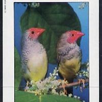 Eynhallow 1982 Love Birds imperf deluxe sheet (£2 value) unmounted mint