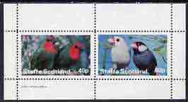 Staffa 1982 Birds #35 perf,set of 2 values (40p & 60p) unmounted mint