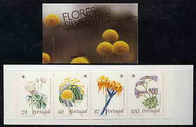 Portugal 1989 Wild Flowers 276E booklet complete and pristine, SG SB52