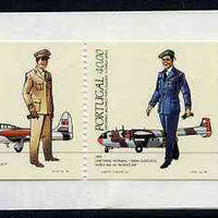 Portugal 1984 Air Force Uniforms 142E booklet complete and very fine, SG SB24