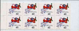 Portugal 1989 Greetings (Airplane dropping letters) 480E booklet complete and pristine, SG SB50