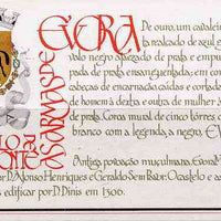 Portugal 1987 Evora-Monte Castle 100E booklet complete and pristine, SG SB35