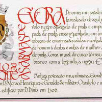 Portugal 1987 Evora-Monte Castle 100E booklet complete with first day commemorative cancel, SG SB35