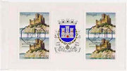 Portugal 1988 Almourol Castle 108E booklet complete with first day commemorative cancel, SG SB42