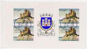 Portugal 1988 Almourol Castle 108E booklet complete with first day commemorative cancel, SG SB42