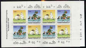 Finland 1994 Moomin 8 klass booklet complete and pristine, SG SB42
