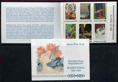 Finland 1990 Rudolph Koivi (Artist) 12m booklet complete and pristine, SG SB29