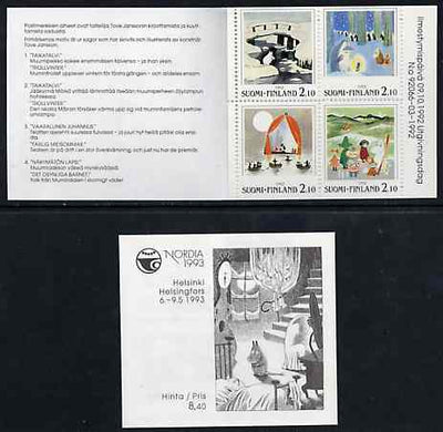 Finland 1992 'Nordia 93' & Stamp Day 8m40 booklet complete and pristine, SG SB34