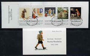 Booklet - Finland 1993 Martta Wendelin (Artist) 11m50 booklet complete with first day commemorative cancel, SG SB39