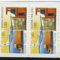 Finland 1988 Anniversary of Posts & Telecommunications Service 14m booklet complete and pristine, SG SB23