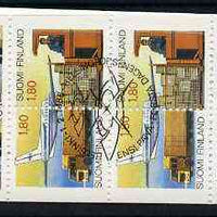 Booklet - Finland 1988 Anniversary of Posts & Telecommunications Service 14m booklet complete with first day commemorative cancel, SG SB23
