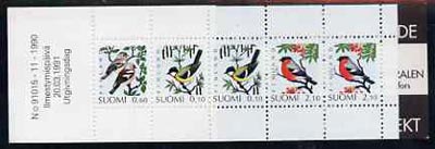 Finland 1991 Birds (1st series) 5m booklet complete and pristine, SG SB30