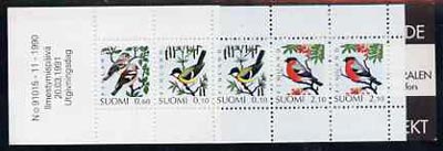 Finland 1991 Birds (1st series) 5m booklet complete and pristine, SG SB30
