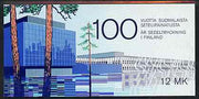 Finland 1985 Centenary of Finnish Banknote Printing 12m booklet complete with first day commemorative cancel, SG SB18