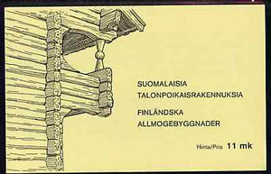 Finland 1979 Peasant Architecture 11m booklet complete and pristine, SG SB14