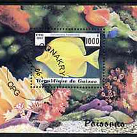 Guinea - Conakry 1997 Fish m/sheet cto used