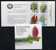 Finland 1995 Forestry Research 11m20 booklet complete and pristine