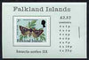 Falkland Islands 1988 Insects (3rd series) £2.52 booklet (pale green cover) complete & pristine, SG SB8