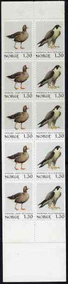 Booklet - Norway 1980 Birds (2nd series) 13k booklet complete and pristine, SG SB64