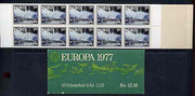 Booklet - Norway 1977 Europa 12k50k booklet complete and pristine, SG SB51