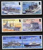 Tristan da Cunha 2002 Royal Navy Connections - series 2 perf set of 6 (3 se-tenant pairs) unmounted mint SG 787-92