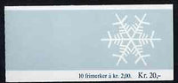 Norway 1985 Christmas 20k booklet complete and pristine, SG SB73