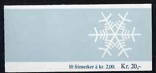Norway 1985 Christmas 20k booklet complete and pristine, SG SB73