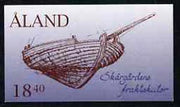 Aland Islands 1995 Cargo Sailing Ships 18m40 booklet complete and fine SG SB3