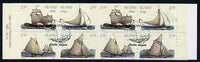 Booklet - Aland Islands 1995 Cargo Sailing Ships 18m40 booklet complete with commemorative first day cancel SG SB3