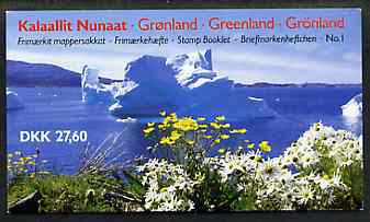 Greenland 1986 Margrethe 27k60 booklet (Cover with Iceberg) complete and pristine, SG SB1