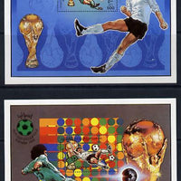 Libya 1982 Football World Cup set of 2 perf m/sheets unmounted mint Mi BL 61-2A