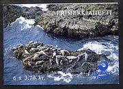Faroe Islands 1992 Seals 22k20 booklet complete with first day commemorative cancel SG SB6