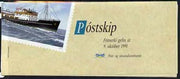 Iceland 1991 Stamp Day - Ships 240k booklet complete and pristine