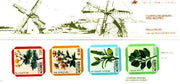 Portugal - Azores 1981 Regional Flowers 85E50 booklet (Windmill on covers) complete and very fine, SG SB2