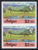 Antigua 1976 Irrigation Scheme $2.50 (without imprint) unmounted mint imperforate pair (as SG 484A)