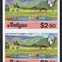 Antigua 1976 Irrigation Scheme $2.50 (without imprint) unmounted mint imperforate pair (as SG 484A)