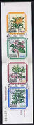 Portugal - Azores 1983 Regional Flowers 180E booklet (Woman on cover) complete (stamps with commemorative cancel), SG SB4