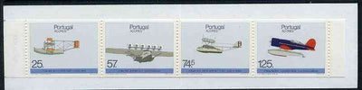 Portugal - Azores 1987 Historic Airplane Landings 281E50 booklet complete and pristine, SG SB8
