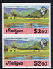 Antigua 1976 Irrigation Scheme $2.50 (with imprint) unmounted mint imperforate pair (as SG 484B)