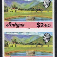 Antigua 1976 Irrigation Scheme $2.50 (with imprint) unmounted mint imperforate pair (as SG 484B)