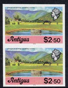 Antigua 1976 Irrigation Scheme $2.50 (with imprint) unmounted mint imperforate pair (as SG 484B)