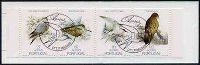 Portugal - Azores 1988 Nature Protection (Birds) 267E booklet complete with commemorative first day cancel, SG SB9