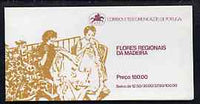 Portugal - Madeira 1983 Regional Flowers 180E booklet (Sewing on cover) complete with commemorative first day cancel, SG SB3