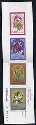Portugal - Madeira 1983 Regional Flowers 180E booklet (Sewing on cover) complete and very fine, SG SB3