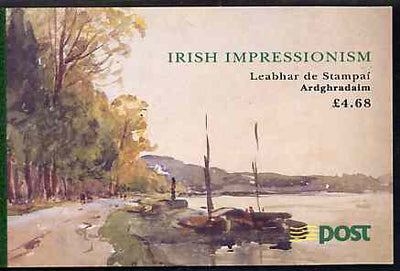 Ireland 1993 Irish Impressionist Painters £4.68 booklet complete with special commemorative first day cancels, SG SB44
