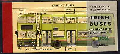 Booklet - Ireland 1993 Irish Buses £2.84 booklet complete with special commemorative first day cancels, SG SB47