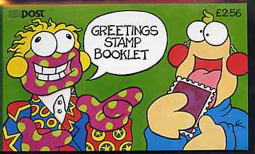 Ireland 1996 Greetings (Zig & Zag) £2.56 booklet complete and pristine, SG SB54