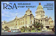 Booklet - South Africa 1987-88 National Flood Relief Fund #1 (City Hall) 2r60 booklet complete and pristine, SG SB20