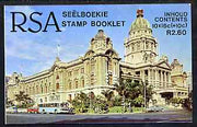 South Africa 1987-88 National Flood Relief Fund #1 (City Hall) 2r60 booklet complete and pristine, SG SB20